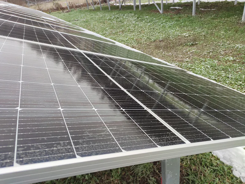 10 MW Photovoltaic Park, Brasov, Romania 1 Montaj panouri fotovoltaice la sol, Brasov, Romania