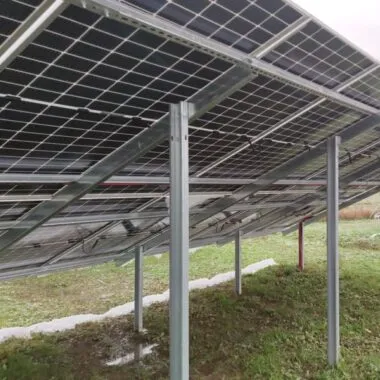 10 MW Photovoltaic Park, Brasov, Romania 11 Montaj panouri fotovoltaice la sol, Brasov, Romania