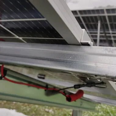 10 MW Photovoltaic Park, Brasov, Romania 12 Montaj panouri fotovoltaice la sol, Brasov, Romania