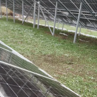 10 MW Photovoltaic Park, Brasov, Romania 14 Montaj panouri fotovoltaice la sol, Brasov, Romania