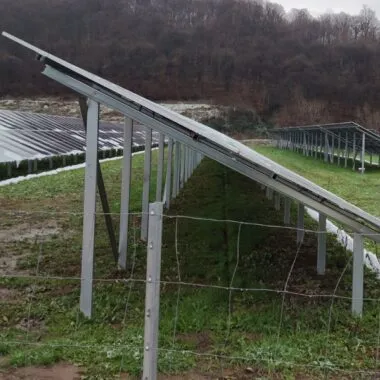 10 MW Photovoltaic Park, Brasov, Romania 3 Montaj panouri fotovoltaice la sol, Brasov, Romania